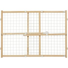 MidWest Wire Mesh Wood Presuure Mount Pet Safety Gate - 24" tall - 1 count