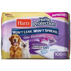 Hartz Home Protection Lavender Scent Odor Eliminating Dog Pads - Regular - 100 count